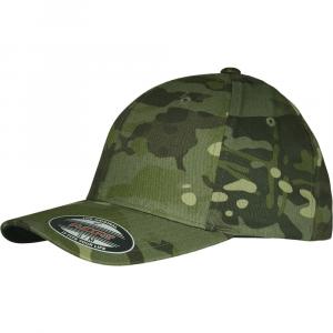 Бейсболка Brandit Flexfit Multicam, зеленый
