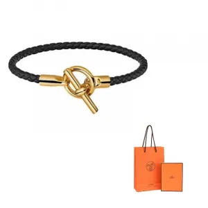 HERMES Браслет женский черный