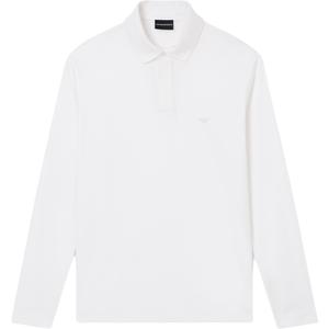 Мужская рубашка-поло SS26 Emporio Armani, белый