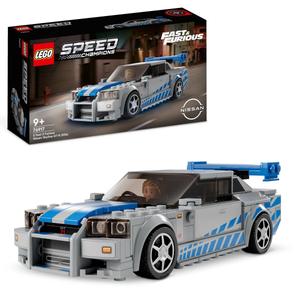 LEGO Speed ​​Champions, блоки, Nissan Skyline GT-R, R34 из фильма «Форсаж», 76917