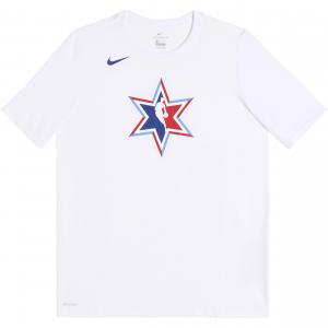 Футболка nba dri fit для подростков Nike, белый