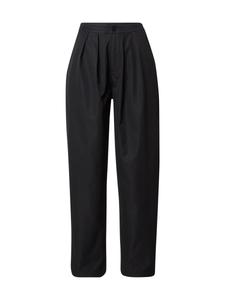 Свободные брюки со складками спереди Nasty Gal, Black