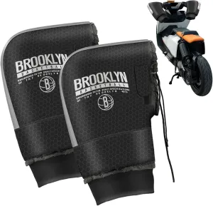 Перчатки на руль мотоцикла | Перчатки на руль снегохода | Мотоциклетные перчатки для улучшения сцепления, термозимние перчатки со светоотражающим рисунком, накладки на руль для мужчин и женщин, E