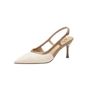 Женские туфли на высоком каблуке GUDIANFENGDU, бежевый