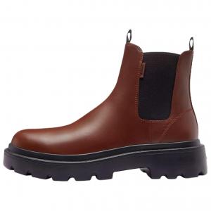 COACH Коричневые мужские короткие челси-боты