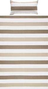 Постельное белье REDBEST 161033 2-teilig, бежевый - серо-коричневый - белый - 135 x 200 см