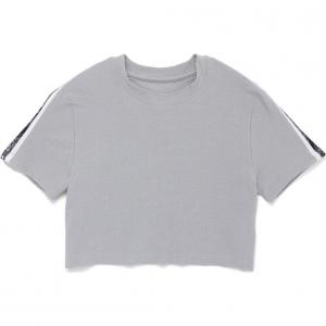 Converse Футболка женская серебристо-серая