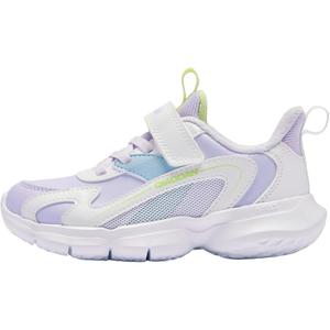 Детская повседневная обувь для дошкольников QIAODAN, фиолетовый/белый