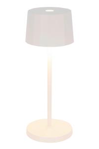 Настольная лампа на аккумуляторе Dieter Knoll, 7,5x20 см, белый