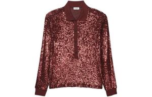 Рубашка поло мужская ярко-красная Saint Laurent, красный