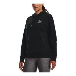 Толстовка essential fleece hoodie 'black' Under Armour, черный