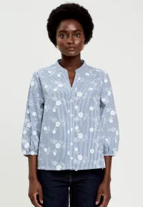 Блузка на пуговицах mit stehkragen 3/4ärmel Cache Cache, Blanc