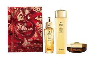 GUERLAIN Jiaolan новогодний лимитированный золотой восстанавливающий триптих набор для ухода за кожей увлажняющий 150мл+50мл+30мл