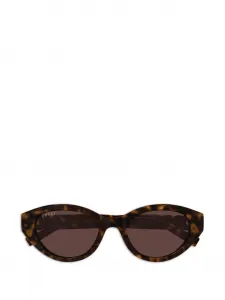 Солнцезащитные очки в форме «кошачий глаз» Gucci, коричневый
