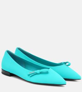 Балетки из неопрена Prada, Turchese
