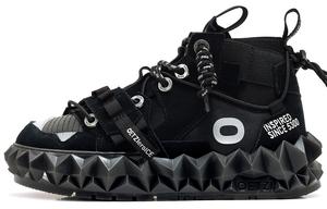 Кроссовки OETZI Skateboarding Shoes Unisex Mid-top Black, черный