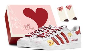 Adidas originals Superstar Series Обувь для скейтбординга унисекс, White/Red