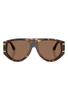 Dolce & Gabbana Eyewear солнцезащитные очки черепаховой расцветки, коричневый