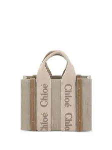 Сумка-тоут Woody CHLOÉ, нейтральный