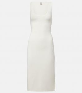 Джерси платье-майка Toteme, белый