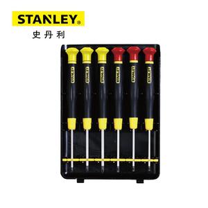 Набор плоских и крестообразных микроотвёрток Stanley, 6 предметов, прецизионная отвёртка B 66-393-23