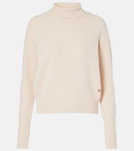 Шерстяной свитер с высоким воротом Victoria Beckham, слоновая кость