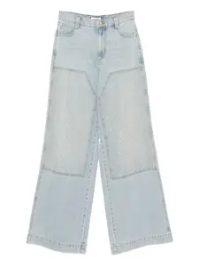 Джинсы со стразами SANDRO, синий