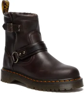 Женские мотоциклетные ботинки Dr. Martens Anistone с ремнем безопасности, Dark Brown
