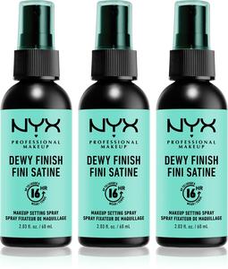 Спрей для фиксации макияжа. Nyx Professional Makeup, 3× 60 мл