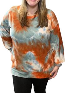 Свитер с боковым карманом цвета ржавчины honeyme, цвет rust