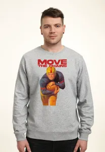 Толстовка move the chains Henry Tiger, Heather Grey