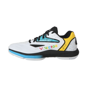 Детские кроссовки Crayon Shinchan x Cushioning с низким верхом и износостойкой подошвой Victor, белый/черный