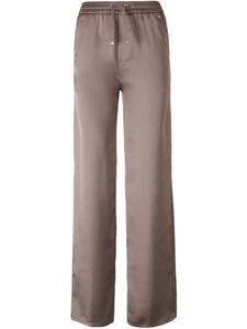 Атласные брюки Herno, коричневый