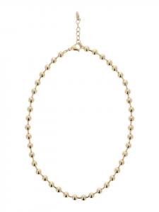 Faina Женское колье из бусин золотого цвета