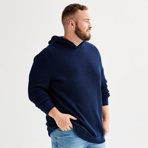 Вафельная толстовка Big & Tall Sonoma Goods For Life Essential, темно-синий