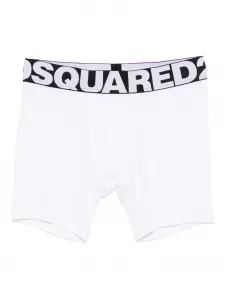 Боксеры с логотипом на ленте DSQUARED2, белый