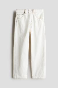 Мешковатые джинсы H&M, белый