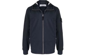 Худи мужская Stone Island на молнии, синий