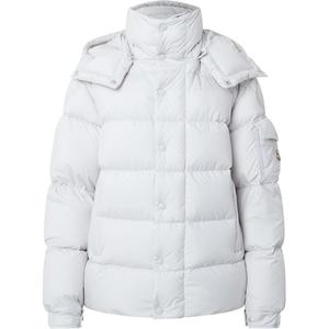 Maya 70 Короткая пуховая куртка Moncler, Матовый серый белый
