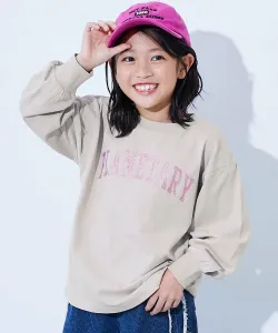 Детская футболка с длинными рукавами и крупным силуэтным принтом Devil Lab, 100% хлопок, весна/лето 2016 Devirock, цвет 002-Logo 1-L Gray