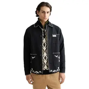 Куртка Scotch & Soda Embroidered Blend Worker, черный