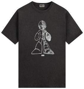 Винтажная футболка Kith x Capcom Mega Man Sketch, цвет, черный