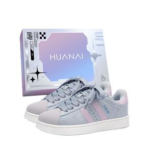 HUANAI Низкие скейтерские кроссовки унисекс черно-белые - звездная синева, цвет Starry Blue