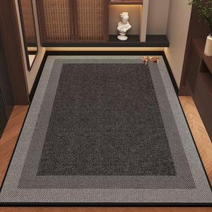Dajiang Ковер 100х140 см для прихожей, серый, не скользит, износостойкий, не линяет