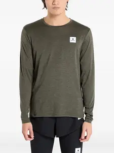 Лонгслив с принтом SAYSKY, зеленый