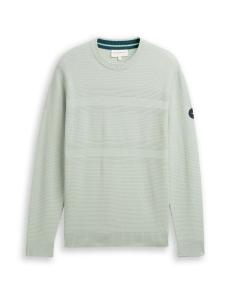 TOM TAILOR Свитер в пастельно-зеленом цвете