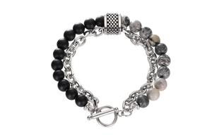 Титановый стальной браслет унисекс AKAK