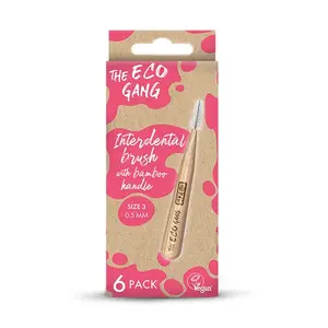 Натуральная межзубная щетка Cepillo Interdental Bambu The Eco Gang, 6 UD