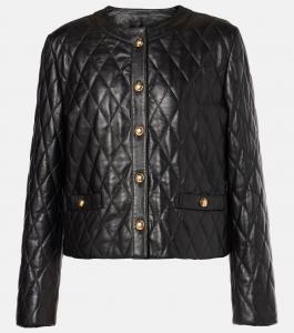 Кожаная куртка Эми Nili Lotan, черный