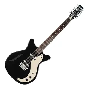 Электрогитара Danelectro 59 Vintage с 12 струнами, черная